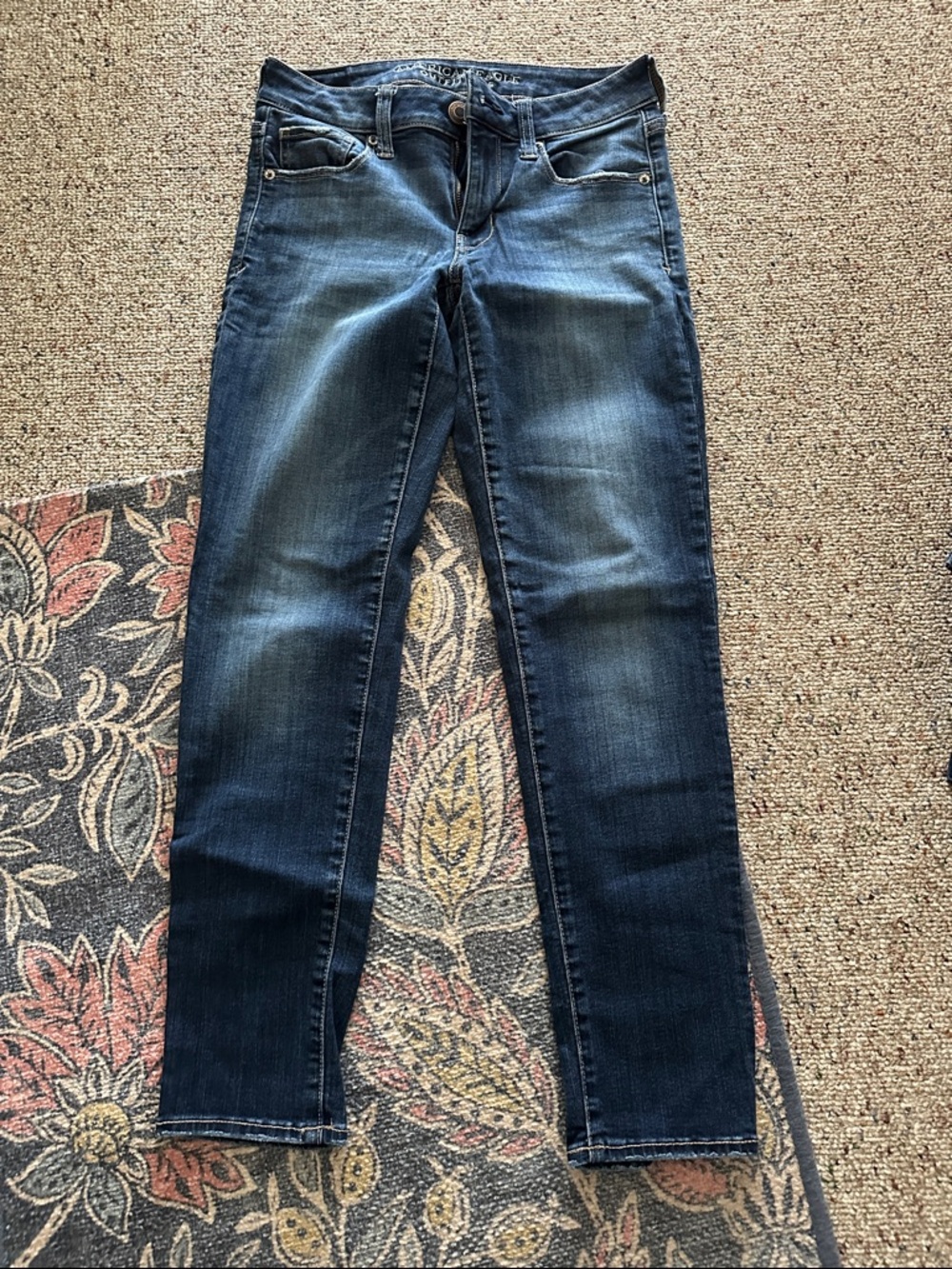 American Eagle Outfitters Dark Blue Skinny Jeans